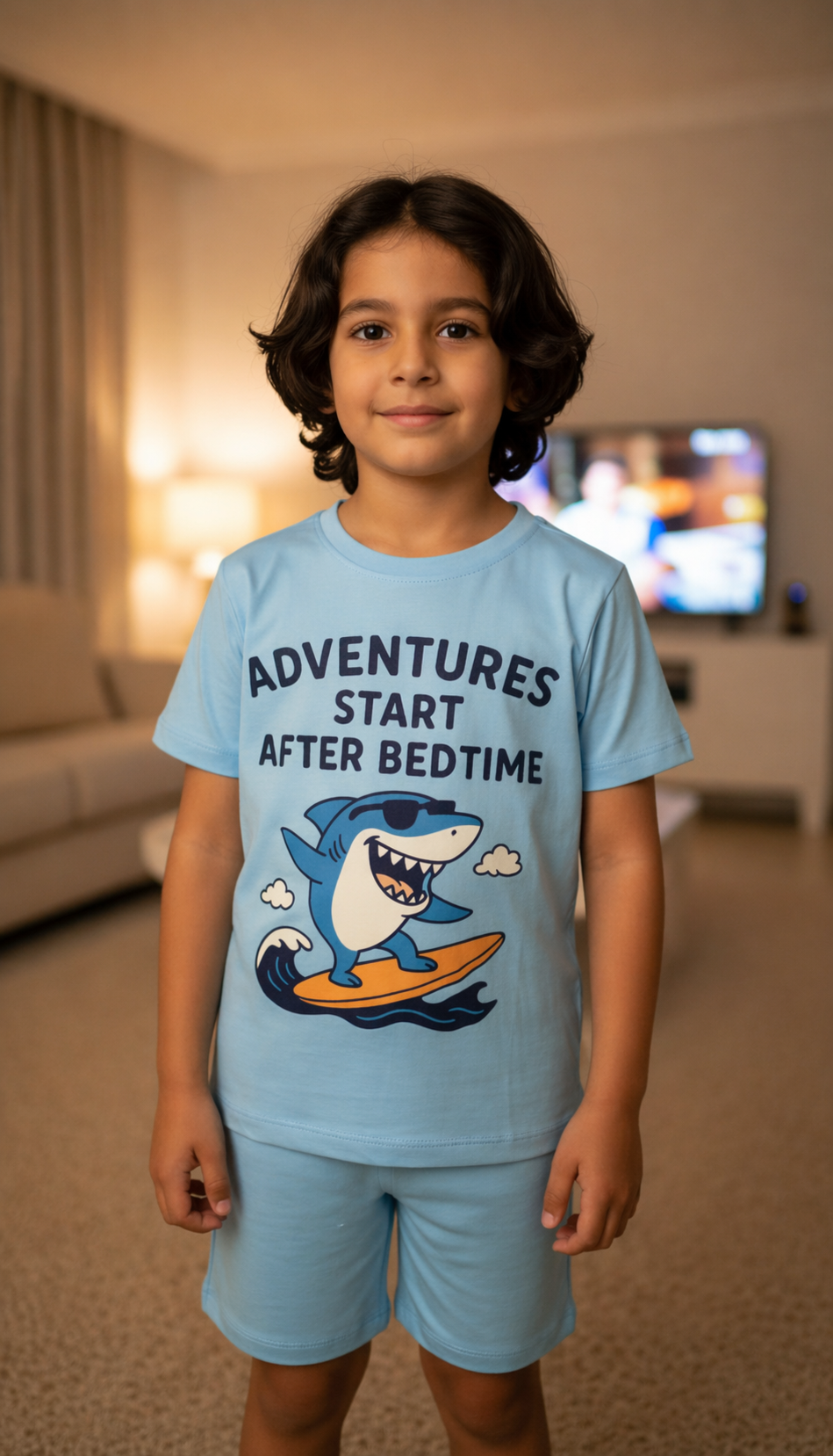 Bedtime Surfer Pajama Set