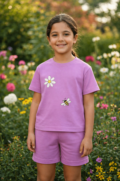Bee-a-flower Pajama Set