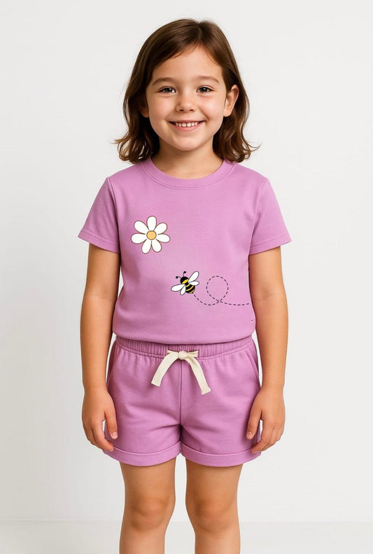 Bee-a-flower Pajama Set